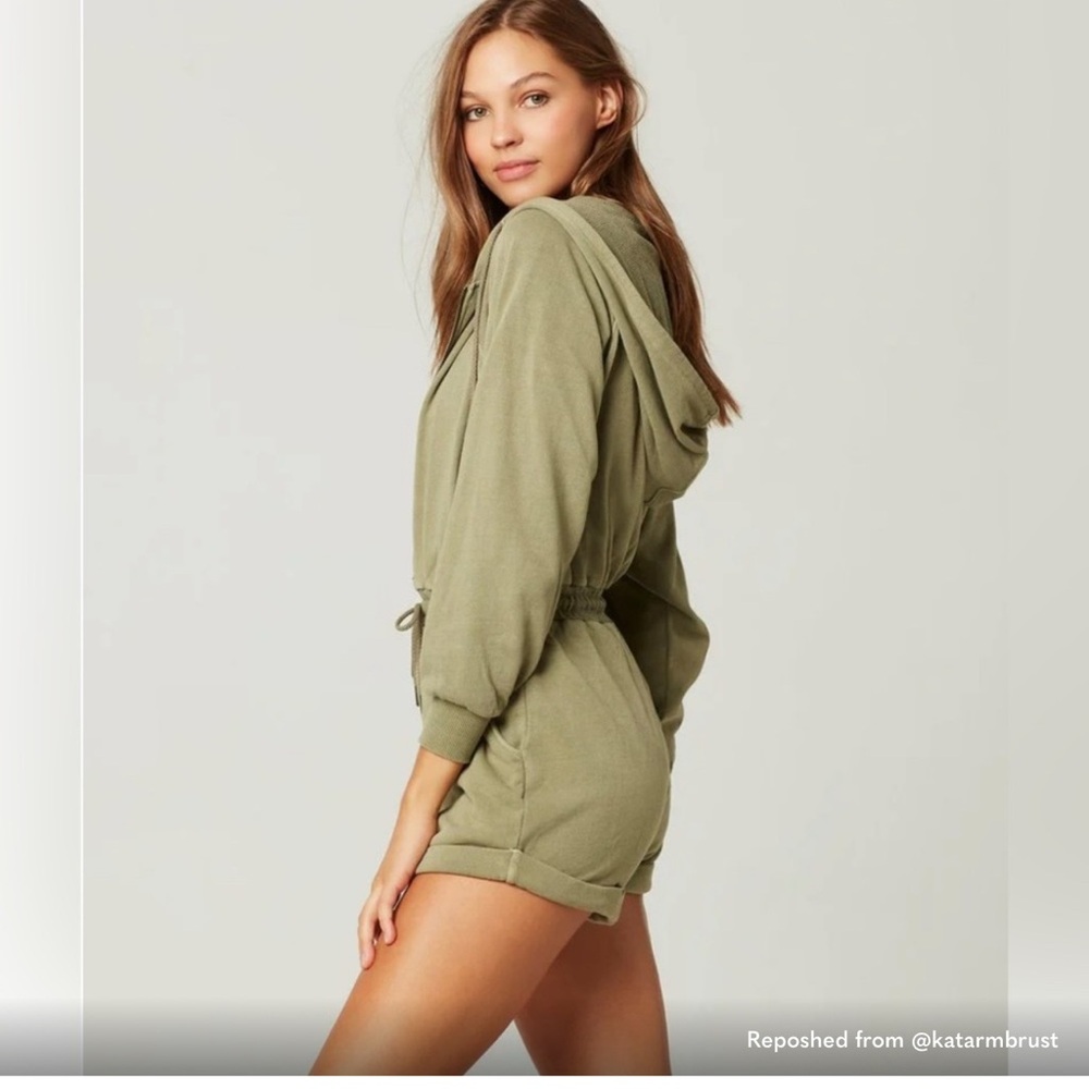 Natural Life Hooded Romper